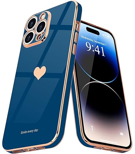 iPhone14 Pro Max ケース 薄型 軽量 耐衝撃 人気 【ブルー】 iPhone 14 Pro 耐衝撃MIL規格薄型クリアケース マリンブルー RT